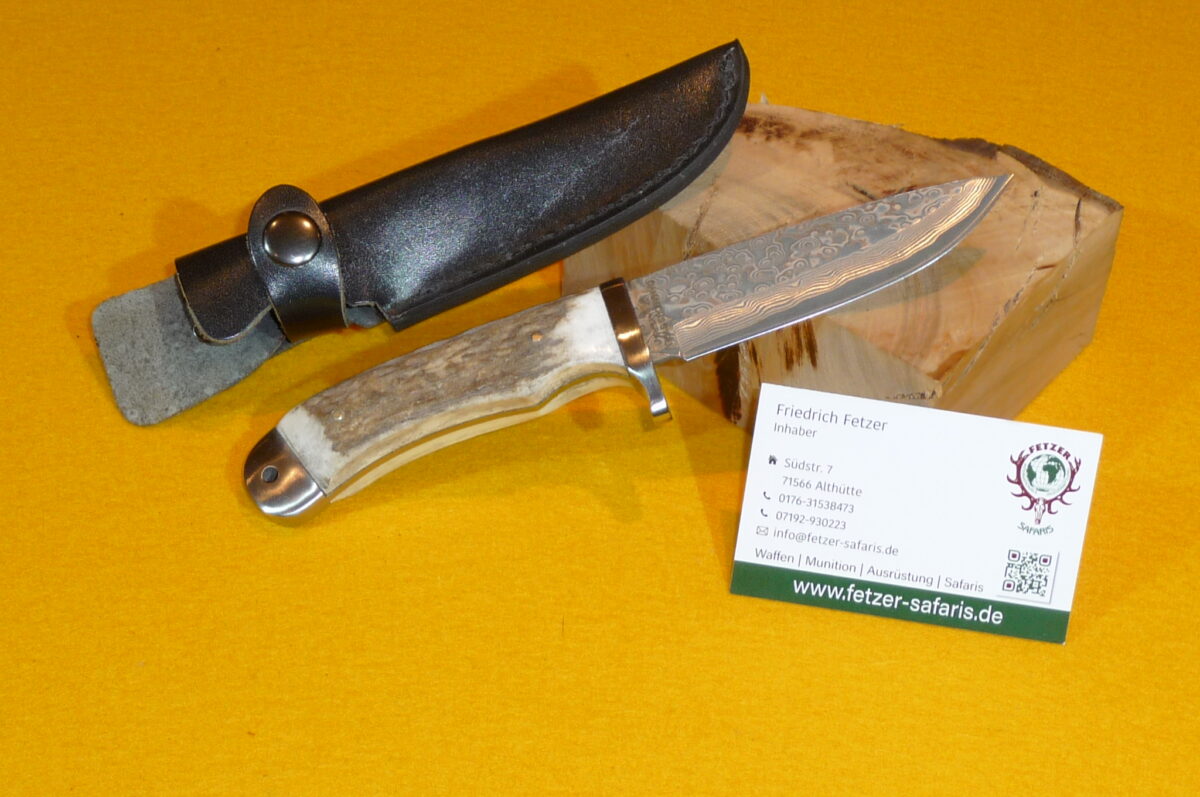 Jagdmesser Damaststahl